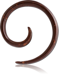 ORGANIC COCONUT SHELL EAR SPIRAL