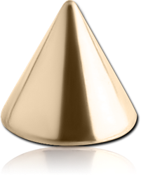 14 KARAT GOLD YELLOW MICRO CONE