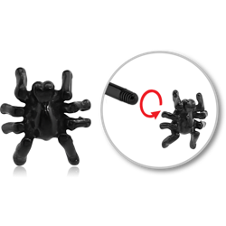 BLACK PVD COATED SURGICAL STEEL GRADE 316L MICRO SPIDER ATTACHMENT