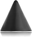 BLACK PVD COATED TITANIUM ALLOY CONE