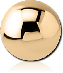GOLD PVD 18K COATED SURGICAL STEEL GRADE 316L  BALL