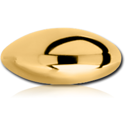 GOLD PVD COATED TITANIUM ALLOY MICRO DISC