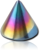 ANODISED SURGICAL STEEL GRADE 316L MICRO CONE