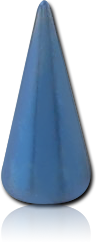 ANODISED SURGICAL STEEL GRADE 316L MICRO LONG CONE
