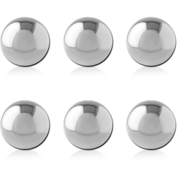PACK OF 6 SURGICAL STEEL GRADE 316L MICRO BALLS