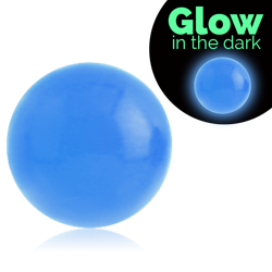 PACK OF 6 UV POLYMER GLOW IN THE DARK MICRO BALLS