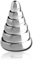 SURGICAL STEEL GRADE 316L RIBBED CONE