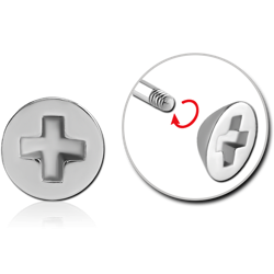 SURGICAL STEEL GRADE 316L MICRO THREADED SCREW HEAD ATTACHMENT