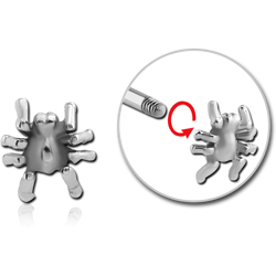 SURGICAL STEEL GRADE 316L MICRO THREADED SPIDER ATTACHMENT