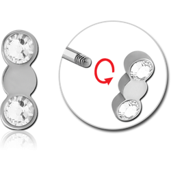 SURGICAL STEEL GRADE 316L MICRO ATTACHMENT FOR 1.2MM THREADED PINS - CIRCLE