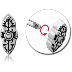 SURGICAL STEEL GRADE 316L MICRO ATTACHMENT FOR 1.2MM THREADED PINS - FILIGREE