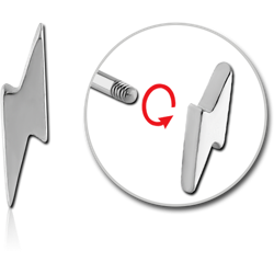 SURGICAL STEEL GRADE 316L MICRO THREADED LIGHTNING ATTACHMENT