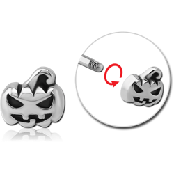 SURGICAL STEEL GRADE 316L MICRO ATTACHMENT FOR 1.2MM THREADED PINS - PUMPKIN