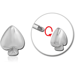 SURGICAL STEEL GRADE 316L MICRO THREADED SPADE ATTACHMENT