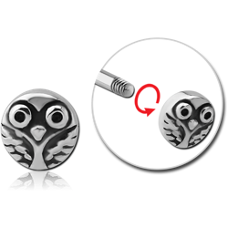 SURGICAL STEEL GRADE 316L MICRO ATTACHMENT FOR 1.2MM THREADED PINS- OWL