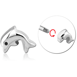 SURGICAL STEEL GRADE 316L MICRO THREADED DOLPHIN ATTACHMENT