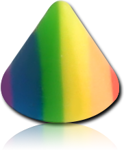 UV POLYMER RAINBOW CONE
