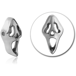 SURGICAL STEEL GRADE 316L ATTACHMENT FOR BALL CLOSURE RING - HORROR MASK