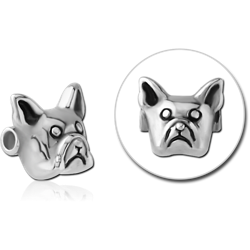 SURGICAL STEEL GRADE 316L ATTACHMENT FOR BALL CLOSURE RING - HEAD DOG