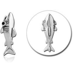 SURGICAL STEEL GRADE 316L ATTACHMENT FOR BALL CLOSURE RING - SHARK