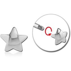SURGICAL STEEL GRADE 316L THREADED ATTACHMENT-STAR