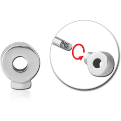 SURGICAL STEEL GRADE 316L ATTACHMENT FOR 1.6 MM THREADED PINS - BEAD