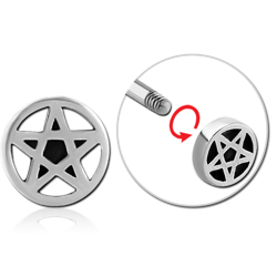 SURGICAL STEEL GRADE 316L ATTACHMENT FOR 1.6 MM THREADED PIN - STAR