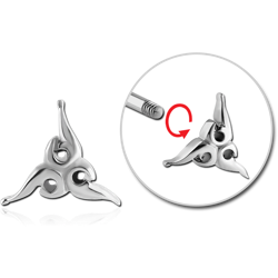 SURGICAL STEEL GRADE 316L THREADED ATTACHMENT-TRISQUEL