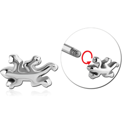 SURGICAL STEEL GRADE 316L THREADED ATTACHMENT-LIZARD