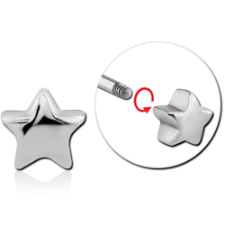SURGICAL STEEL GRADE 316L THREADED ATTACHMENT-STAR