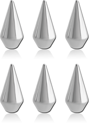 PACK OF 6 SURGICAL STEEL GRADE 316L SPEAR CONES