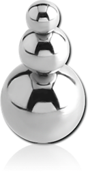 SURGICAL STEEL GRADE 316L PYRAMID BALLS