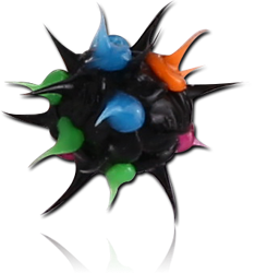 SOFT SILICONE SPIKEY BALL