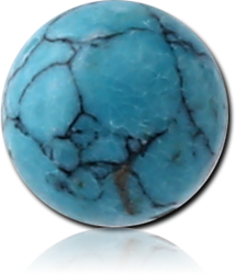 ORGANIC SYNTHETIC TURQUOISE BALL