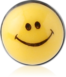 CLEAR RESIN ATTACHMENT - SMILEY FACE