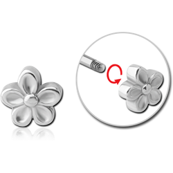 STERILE SURGICAL STEEL GRADE 316L MICRO THREADED ATTACHMENT - FLOWER