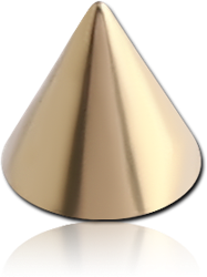 ZIRCON GOLD PVD COATED SURGICAL STEEL GRADE 316L CONE