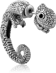 SURGICAL STEEL GRADE 316L TWO-SIDED FAKE PIERCING