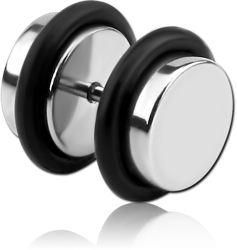 SURGICAL STEEL GRADE 316L FAKE PLUG