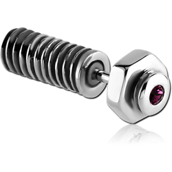 SURGICAL STEEL GRADE 316L NUT AND BOLT SCREW FAKE PLUG
