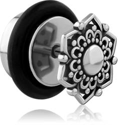 SURGICAL STEEL GRADE 316L FAKE PLUG
