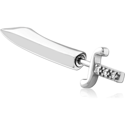 SURGICAL STEEL GRADE 316L FAKE PLUG