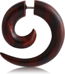 BLACK ROSEORGANIC WOOD-SONO FAKE SPIRAL