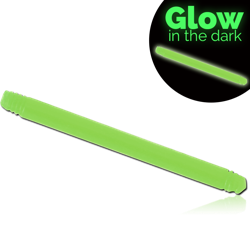 UV POLYMER GLOW IN THE DARK FLEXIBLE BARBELL PIN