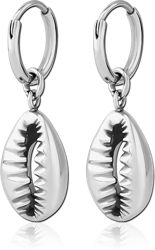 SURGICAL STEEL GRADE 316L EARRINGS - SHELL
