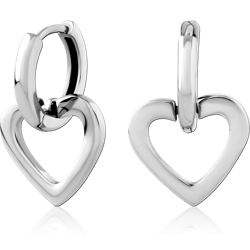 SURGICAL STEEL GRADE 316L HOOP EARRINGS PAIR