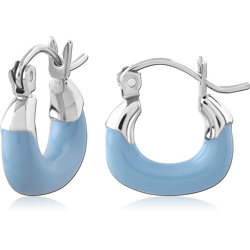 SURGICAL STEEL GRADE 316L HOOP EARRINGS PAIR