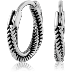 SURGICAL STEEL GRADE 316L HOOP EARRINGS