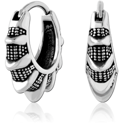 SURGICAL STEEL GRADE 316L HOOP EARRINGS