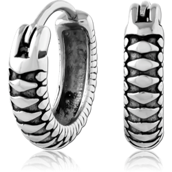 SURGICAL STEEL GRADE 316L HOOP EARRINGS